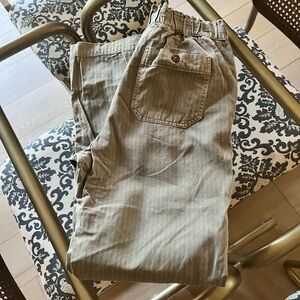 Gap elastic waist khaki pants